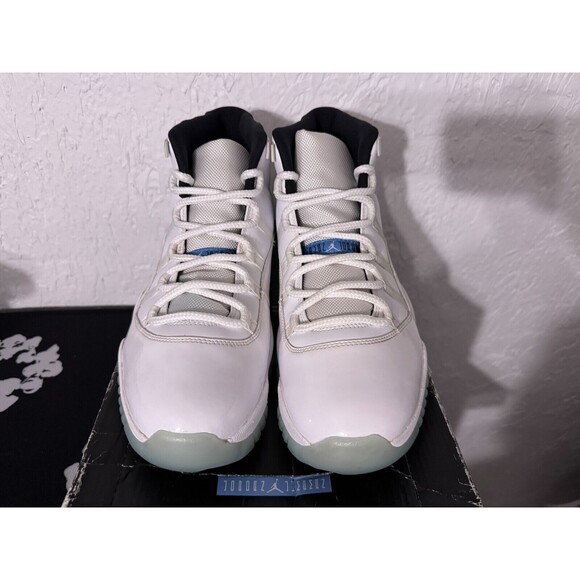 US 12 - Nike Air Jordan 11 Retro High OG Legend Blue / Colombia - 378037-117 - Picture 4 of 12
